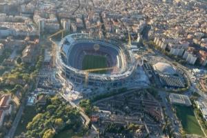 能容纳10.5万人！每体晒诺坎普现状，巴萨7天后重返此地公开训练