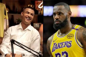 谁可以激励你？C罗：詹姆斯 我们年龄相仿 但我头发比他多