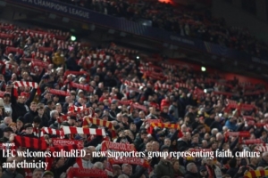 官方：利物浦欢迎新成立的多元文化球迷团体cultuRED