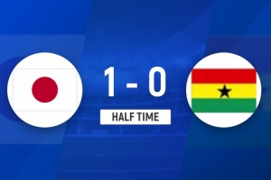 半场-日本1-0加纳 南野拓实破门佐野海舟助攻堂安律失良机